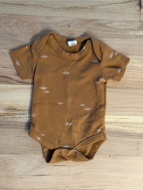 Colored Organics brown One-Piece Bodysuit